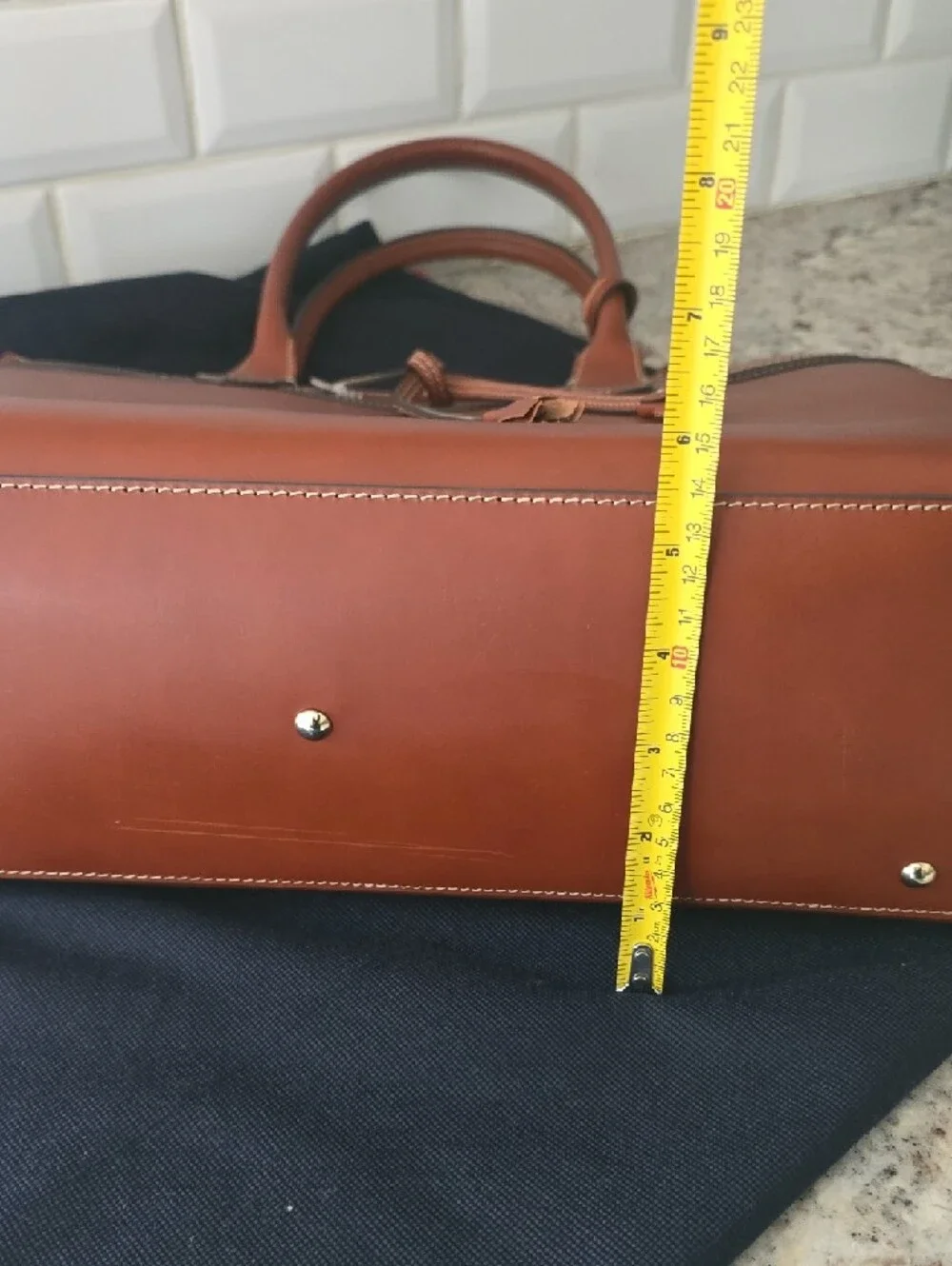 NWOT Dooney & Bourke Alto Tassel Tote - Tobacco Brown - Picture 11 of 16